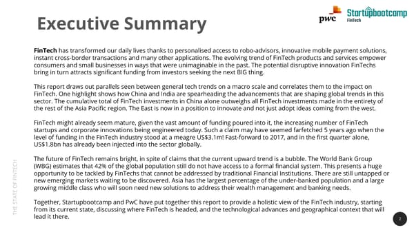 State of FinTech Report | PwC & SBC - Page 2