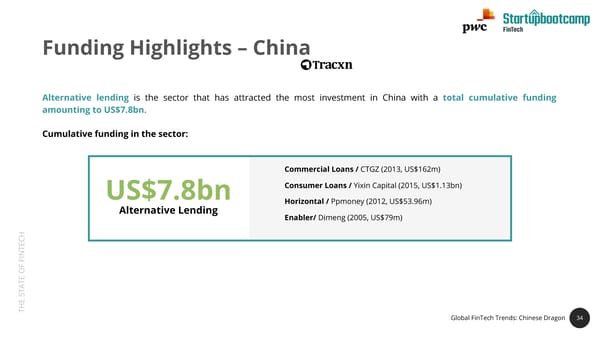 State of FinTech Report | PwC & SBC - Page 34