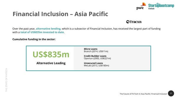 State of FinTech Report | PwC & SBC - Page 57