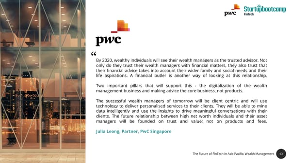 State of FinTech Report | PwC & SBC - Page 63