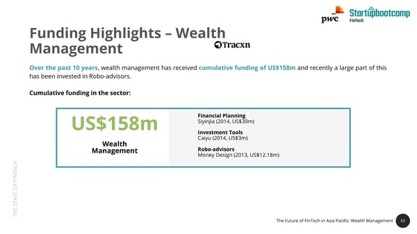 State of FinTech Report | PwC & SBC - Page 65