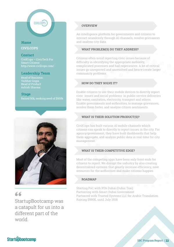 Smart City Dubai Program Report - Page 22