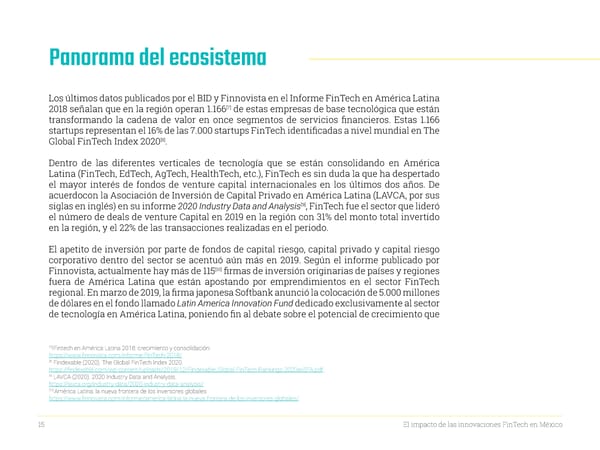 Startupbootcamp FinTech en Ciudad de México Trend Report Y2 - El impacto de las innovaciones FinTech en México - Page 15