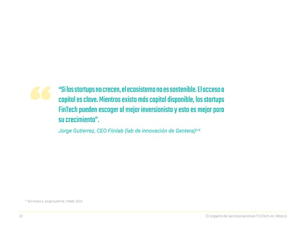 Startupbootcamp FinTech en Ciudad de México Trend Report Y2 - El impacto de las innovaciones FinTech en México - Page 21