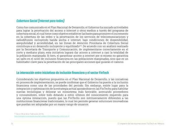 Startupbootcamp FinTech en Ciudad de México Trend Report Y2 - El impacto de las innovaciones FinTech en México - Page 31