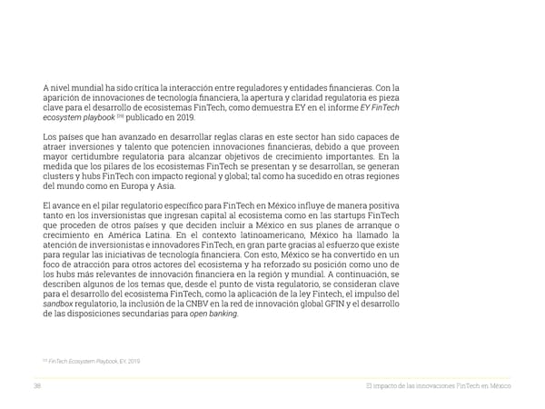 Startupbootcamp FinTech en Ciudad de México Trend Report Y2 - El impacto de las innovaciones FinTech en México - Page 38