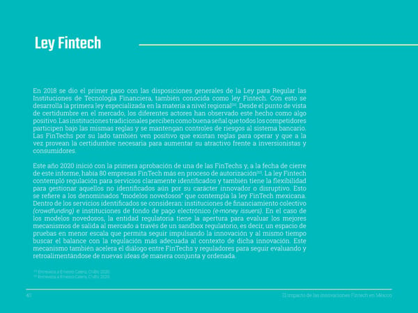 Startupbootcamp FinTech en Ciudad de México Trend Report Y2 - El impacto de las innovaciones FinTech en México - Page 40