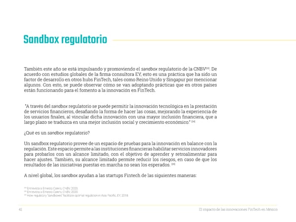 Startupbootcamp FinTech en Ciudad de México Trend Report Y2 - El impacto de las innovaciones FinTech en México - Page 41