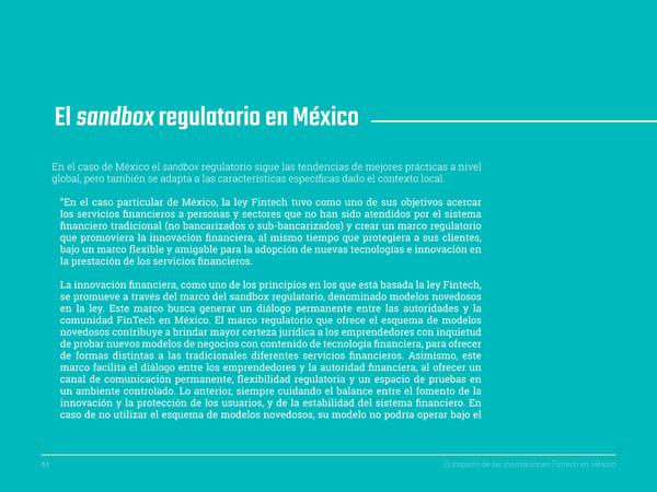 Startupbootcamp FinTech en Ciudad de México Trend Report Y2 - El impacto de las innovaciones FinTech en México - Page 44