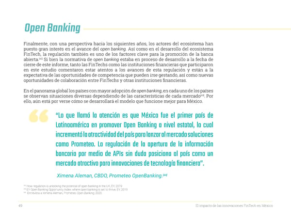 Startupbootcamp FinTech en Ciudad de México Trend Report Y2 - El impacto de las innovaciones FinTech en México - Page 49