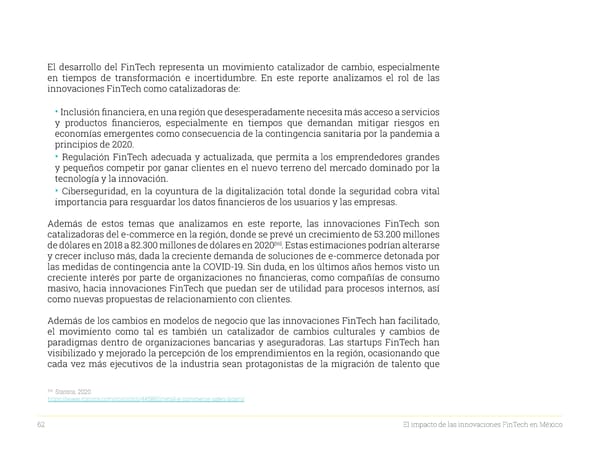 Startupbootcamp FinTech en Ciudad de México Trend Report Y2 - El impacto de las innovaciones FinTech en México - Page 62